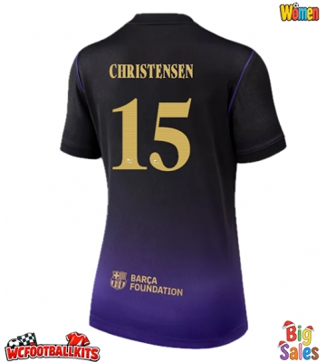 Barcelona Andreas Christensen #15 Replica Away Stadium Shirt for Women 2026-27 Short Sleeve